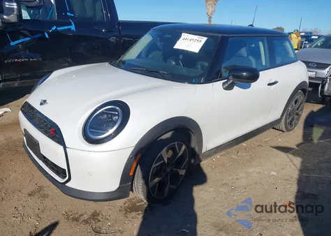 2025 Mini Hardtop Cooper S from USA, damaged, VIN WMW23GD09S2X09808